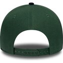 cappello-curvo-verde-snapback-9forty-e-frame-suede-visor-dei-new-york-yankees-mlb-di-new-era