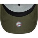 cappello-curvo-verde-snapback-a-frame-league-essential-dei-new-york-yankees-mlb-di-new-era