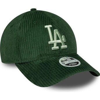 Cappello curvo verde snapback 9FORTY M-Crown Chunky Cord dei Los Angeles Dodgers MLB di New Era
