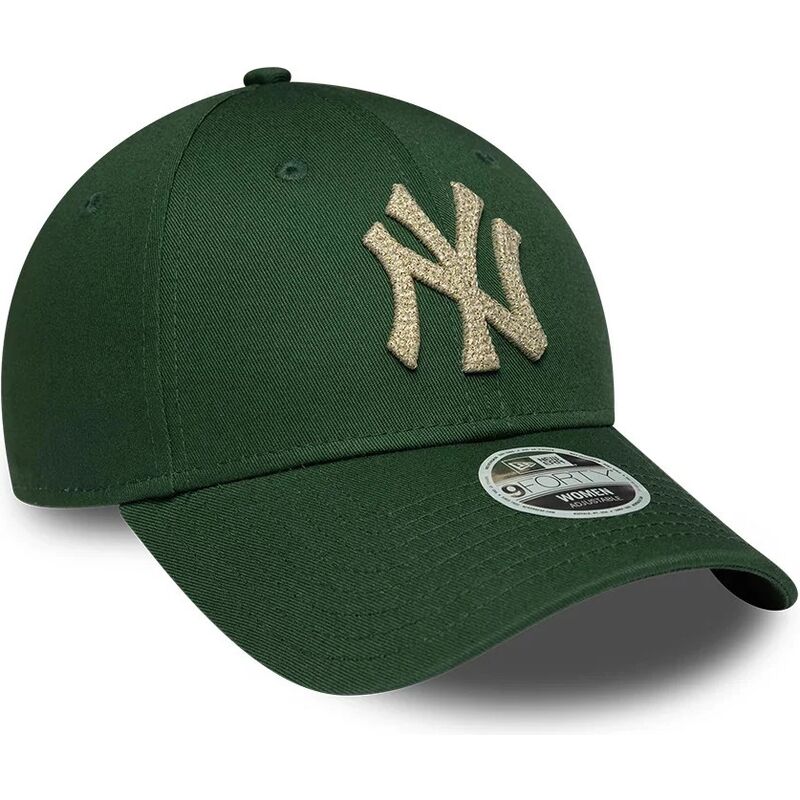 cappello-curvo-verde-cinghia-regolabile-9forty-metallic-dei-new-york-yankees-mlb-di-new-era cappello-curvo-verde-cinghia-regolabile-9forty-metallic-dei-new-york-yankees-mlb-di-new-era
