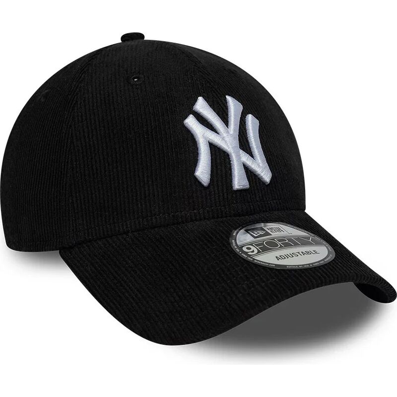 cappello-curvo-nero-snapback-9forty-entry-cord-dei-new-york-yankees-mlb-di-new-era