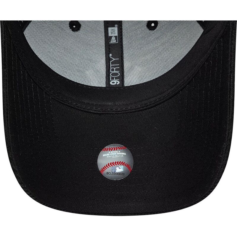 cappello-curvo-nero-snapback-9forty-entry-cord-dei-new-york-yankees-mlb-di-new-era