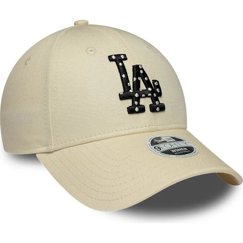 cappello-curvo-beige-cinghia-regolabile-9forty-infill-dei-los-angeles-dodgers-mlb-di-new-era cappello-curvo-beige-cinghia-regolabile-9forty-infill-dei-los-angeles-dodgers-mlb-di-new-era
