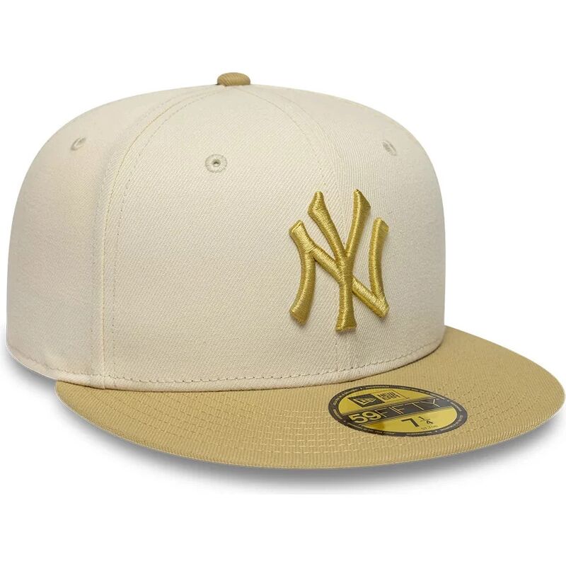 cappello-piatto-beige-aderente-59fifty-league-essential-dei-new-york-yankees-mlb-di-new-era cappello-piatto-beige-aderente-59fifty-league-essential-dei-new-york-yankees-mlb-di-new-era