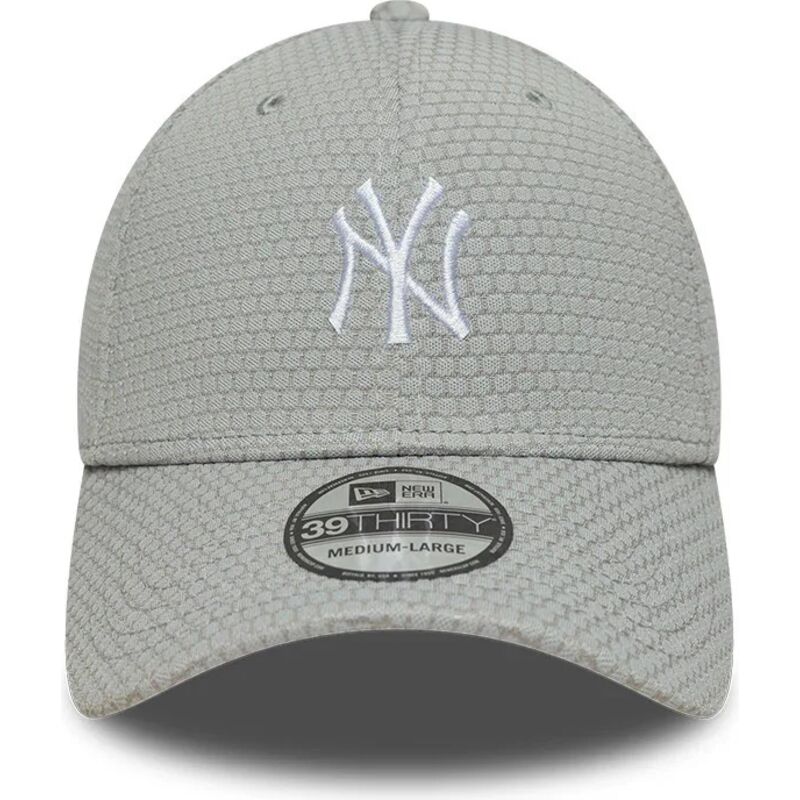 cappello-curvo-grigio-aderente-39thirty-stretch-mesh-dei-new-york-yankees-mlb-di-new-era
