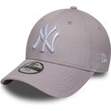 cappello-curvo-viola-cinghia-regolabile-per-bambino-9forty-league-essential-dei-new-york-yankees-mlb-di-new-era