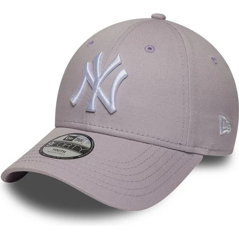 cappello-curvo-viola-cinghia-regolabile-per-bambino-9forty-league-essential-dei-new-york-yankees-mlb-di-new-era