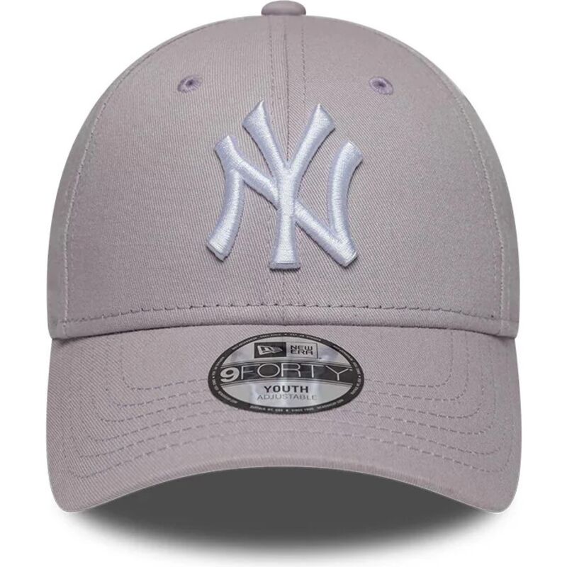 cappello-curvo-viola-cinghia-regolabile-per-bambino-9forty-league-essential-dei-new-york-yankees-mlb-di-new-era