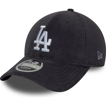 Cappello curvo grigio snapback 9FORTY M-Crown Fleece dei Los Angeles Dodgers MLB di New Era