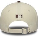 cappello-curvo-beige-cinghia-regolabile-9forty-m-crown-fabric-mix-dei-new-york-yankees-mlb-di-new-era