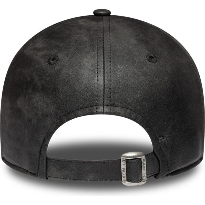 cappello-curvo-nero-cinghia-regolabile-9twenty-washed-pu-dei-new-york-yankees-mlb-di-new-era