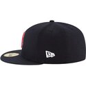 cappello-piatto-blu-marino-chiuso-59fifty-ac-perf-di-boston-red-sox-mlb-di-new-era