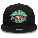 cappello-piatto-nero-snapback-per-bambino-9fifty-cowabunga-pizza-dei-tortugas-ninja-di-new-era