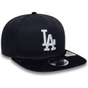 cappello-piatto-blu-marino-snapback-9fifty-cord-visor-dei-los-angeles-dodgers-mlb-di-new-era