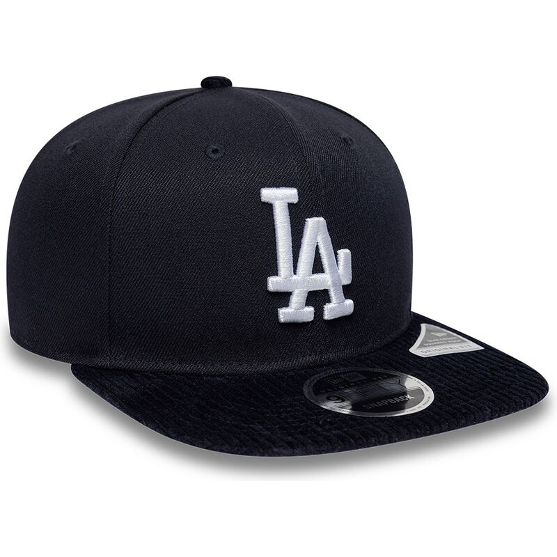 cappello-piatto-blu-marino-snapback-9fifty-cord-visor-dei-los-angeles-dodgers-mlb-di-new-era