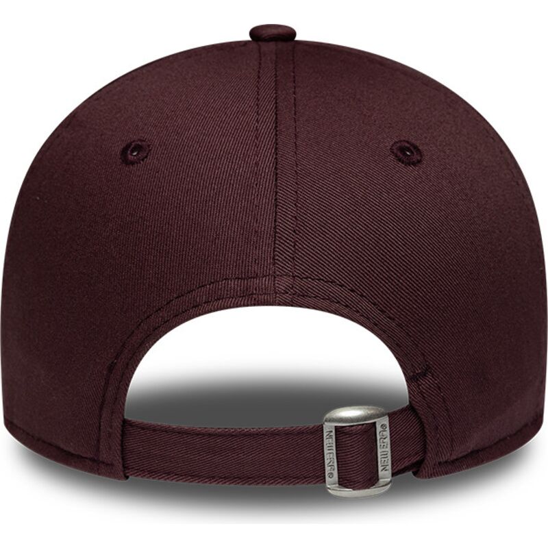 cappello-curvo-rosso-cinghia-regolabile-9forty-league-essential-dei-new-york-yankees-mlb-di-new-era