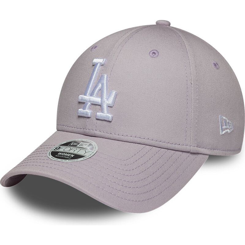 cappello-curvo-viola-cinghia-regolabile-9forty-league-essential-dei-los-angeles-dodgers-mlb-di-new-era