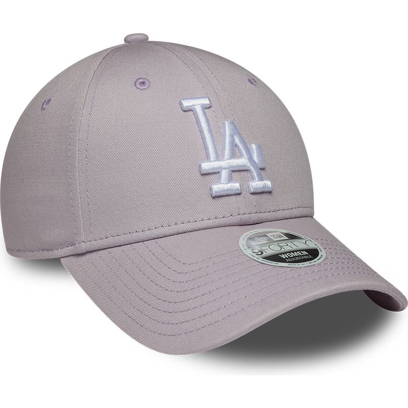 cappello-curvo-viola-cinghia-regolabile-9forty-league-essential-dei-los-angeles-dodgers-mlb-di-new-era