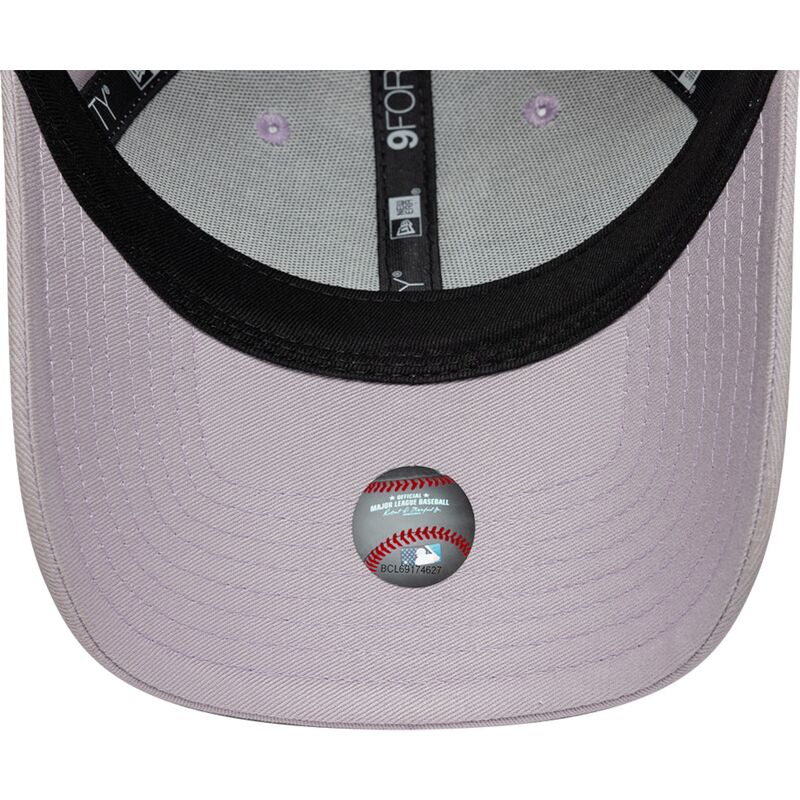 cappello-curvo-viola-cinghia-regolabile-9forty-league-essential-dei-los-angeles-dodgers-mlb-di-new-era