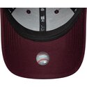 cappello-curvo-rosso-cinghia-regolabile-rosa-9forty-metallic-dei-los-angeles-dodgers-mlb-di-new-era