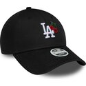 cappello-curvo-nero-cinghia-regolabile-9forty-fruit-icon-cherry-dei-los-angeles-dodgers-mlb-di-new-era