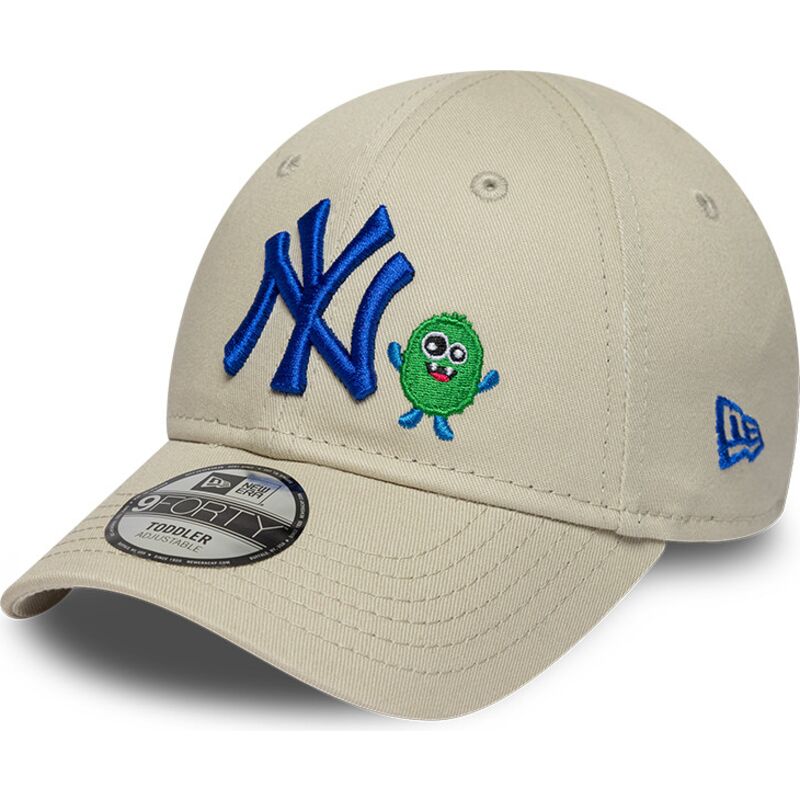 cappello-curvo-beige-cinghia-regolabile-9forty-monster-icon-dei-new-york-yankees-mlb-di-new-era