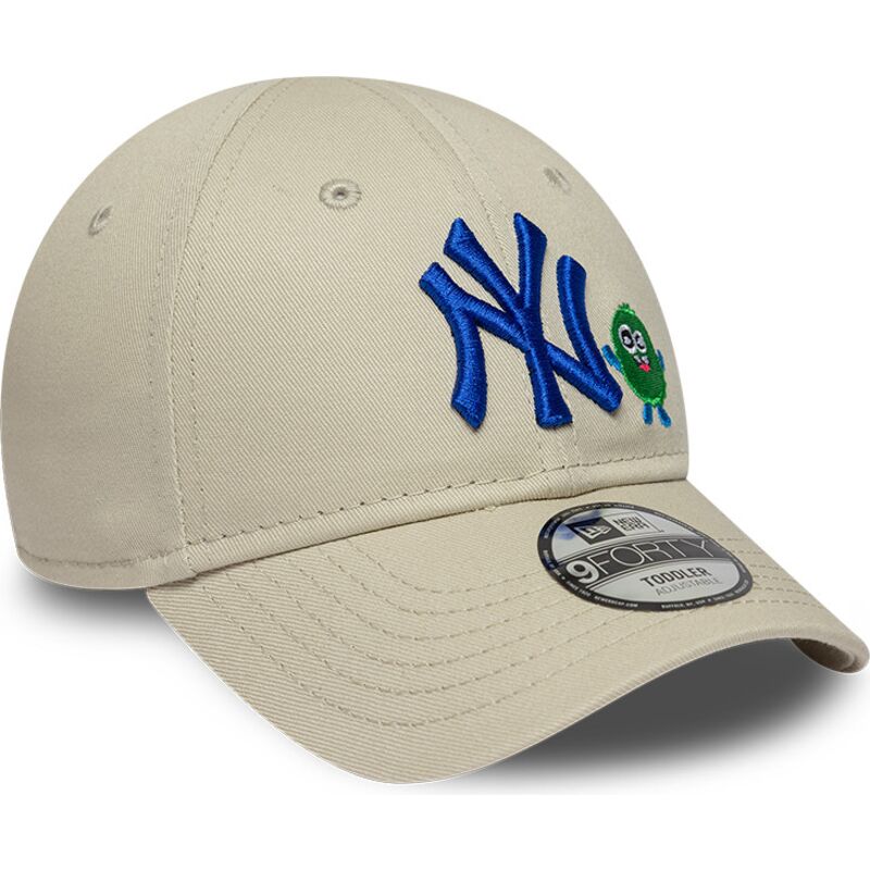 cappello-curvo-beige-cinghia-regolabile-9forty-monster-icon-dei-new-york-yankees-mlb-di-new-era