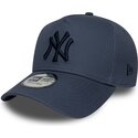 cappello-curvo-blu-snapback-9forty-e-frame-league-essential-dei-new-york-yankees-mlb-di-new-era