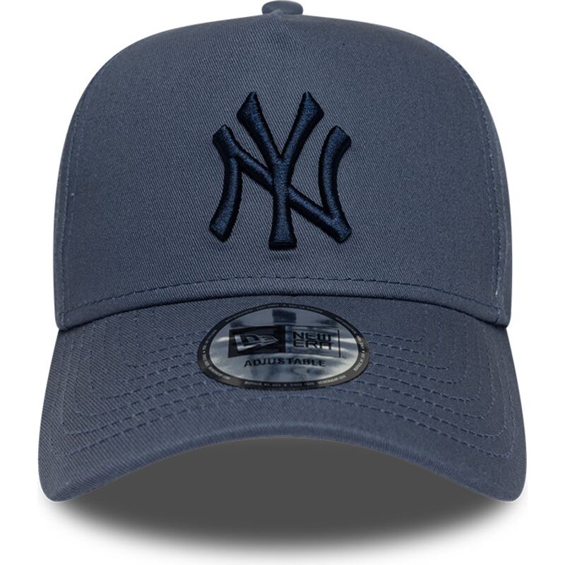 cappello-curvo-blu-snapback-9forty-e-frame-league-essential-dei-new-york-yankees-mlb-di-new-era