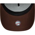 cappello-curvo-marrone-snapback-9forty-e-frame-team-outline-dei-los-angeles-dodgers-mlb-di-new-era