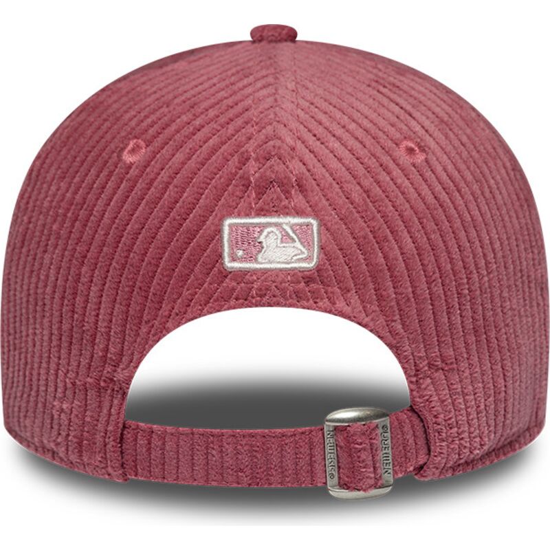 cappello-curvo-rosa-cinghia-regolabile-9forty-m-crown-chunky-cord-dei-new-york-yankees-mlb-di-new-era