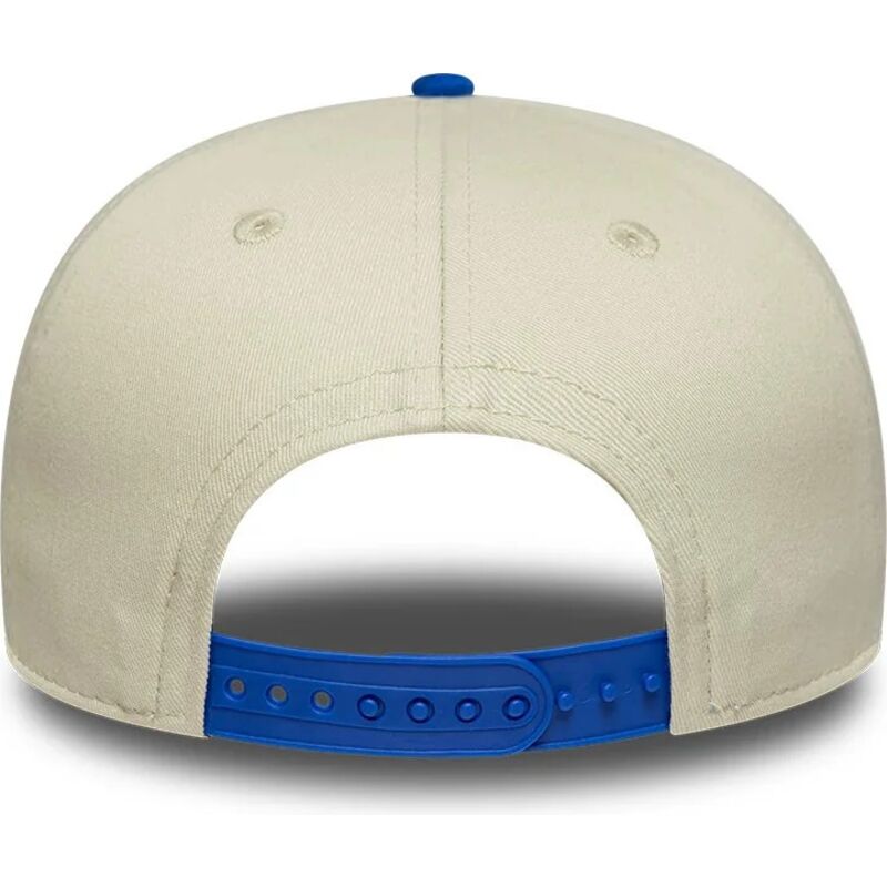 cappello-curvo-beige-snapback-9seventy-stretch-snap-contrast-visor-dei-alpine-f1-team-formula-1-di-new-era