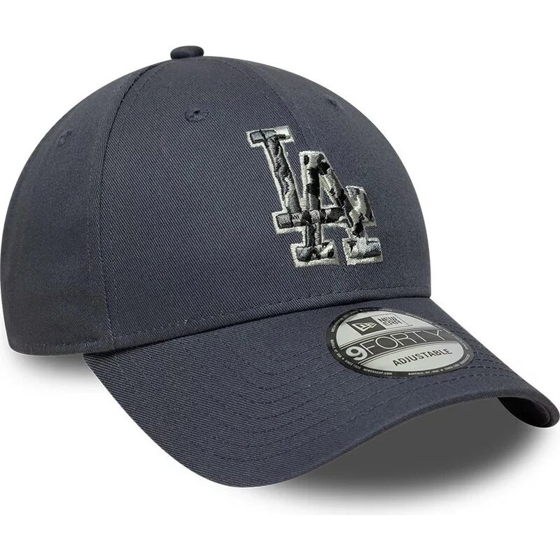 cappello-curvo-grigio-cinghia-regolabile-9forty-outline-camo-dei-los-angeles-dodgers-mlb-di-new-era