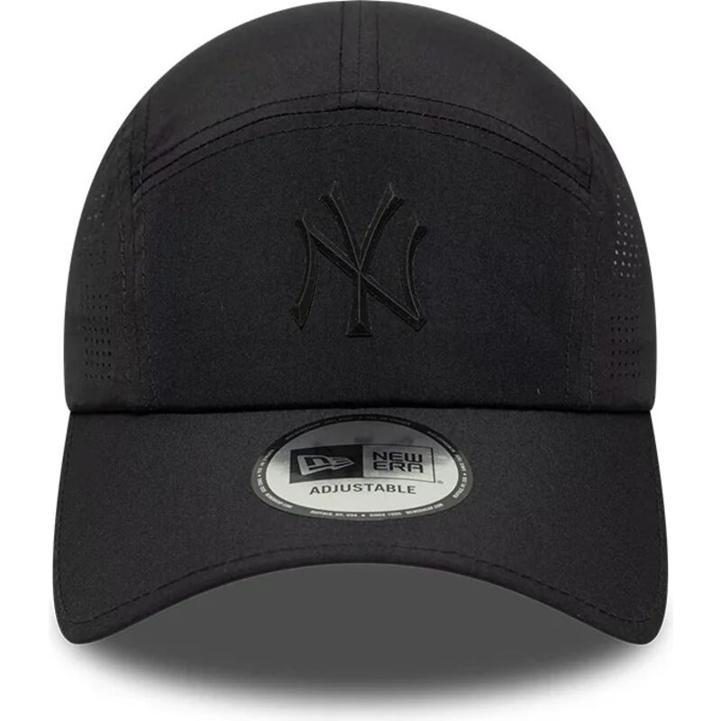 cappello-curvo-nero-snapback-runner-tech-midi-dei-new-york-yankees-mlb-di-new-era