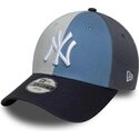 cappello-curvo-multicolore-cinghia-regolabile-per-bambino-9forty-colourblock-dei-new-york-yankees-mlb-di-new-era