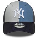 cappello-curvo-multicolore-cinghia-regolabile-per-bambino-9forty-colourblock-dei-new-york-yankees-mlb-di-new-era