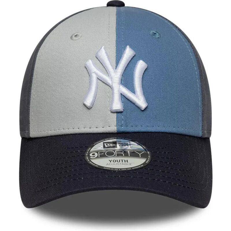 cappello-curvo-multicolore-cinghia-regolabile-per-bambino-9forty-colourblock-dei-new-york-yankees-mlb-di-new-era