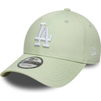 Cappello curvo verde cinghia regolabile 9FORTY League Ess 9FORTY League Essential dei Los Angeles Dodgers MLB di New Era