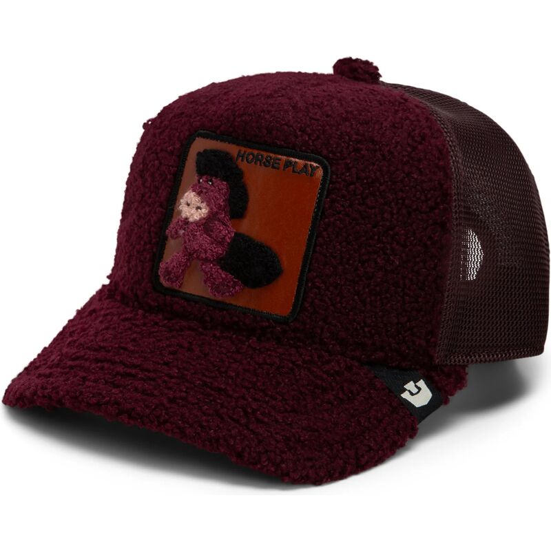 cappello-curvo-rosso-snapback-horsey-double-stuffed-horse-play-the-farm-goorin-bros