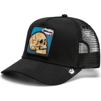 Cappello curvo nero snapback Cancelled Skull Pop Art Strikes Back The Farm Goorin Bros.