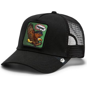 Cappello curvo nero snapback Freedom Eagle Pop Art Strikes Back The Farm Goorin Bros.