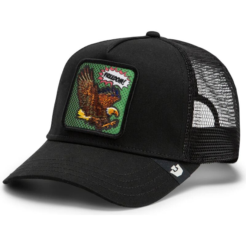 cappello-curvo-nero-snapback-freedom-eagle-pop-art-strikes-back-the-farm-goorin-bros cappello-curvo-nero-snapback-freedom-eagle-pop-art-strikes-back-the-farm-goorin-bros