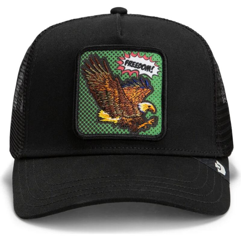 cappello-curvo-nero-snapback-freedom-eagle-pop-art-strikes-back-the-farm-goorin-bros cappello-curvo-nero-snapback-freedom-eagle-pop-art-strikes-back-the-farm-goorin-bros