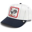 cappello-curvo-grigio-snapback-pinstripe-rooster-cock-playmakers-the-farm-goorin-bros