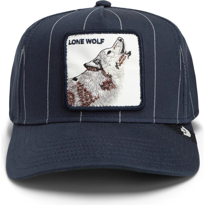 cappello-curvo-blu-marino-snapback-pinstripe-lone-wolf-playmakers-the-farm-goorin-bros cappello-curvo-blu-marino-snapback-pinstripe-lone-wolf-playmakers-the-farm-goorin-bros