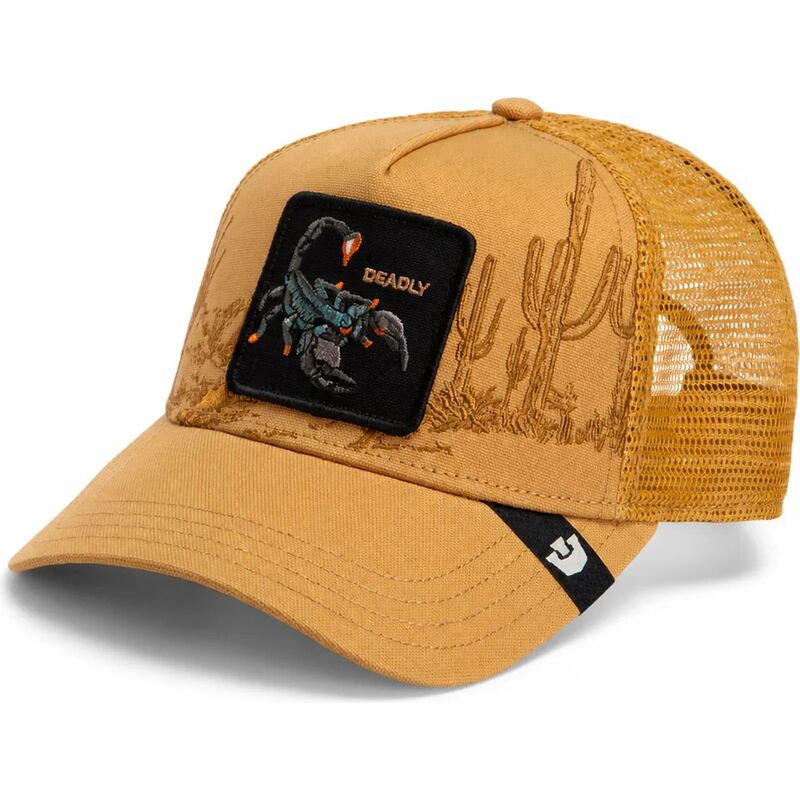 cappello-curvo-marrone-snapback-scorpion-badlands-deadly-the-farm-goorin-bros
