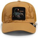 cappello-curvo-marrone-snapback-scorpion-badlands-deadly-the-farm-goorin-bros
