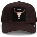 cappello-curvo-marrone-snapback-skull-badlands-dead-the-farm-goorin-bros