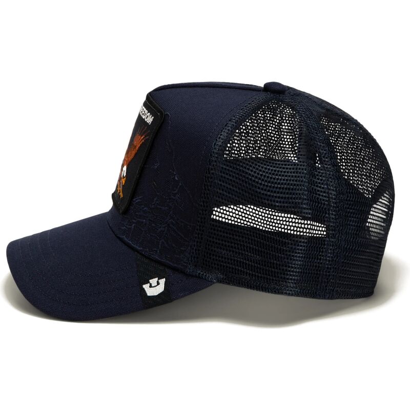 cappello-curvo-blu-marino-snapback-eagle-badlands-freedom-the-farm-goorin-bros cappello-curvo-blu-marino-snapback-eagle-badlands-freedom-the-farm-goorin-bros