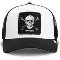 cappello-curvo-nero-snapback-danger-skull-and-crossbones-original-recipe-the-farm-goorin-bros
